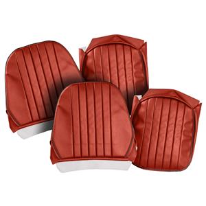 Buy Seat Covers - Red/Black - Pair Online