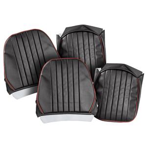 Buy Seat Covers - Black/Red - Pair Online