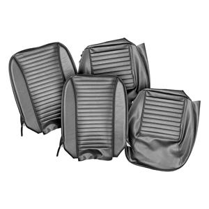 Buy Seat Covers - Black/Black - Non Reclining - Pair Online