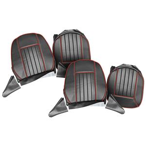 Buy Seat Covers - black/red - Pair Online