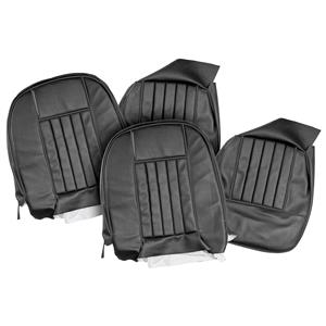 Buy Seat Covers - Black/Black - Pair Online