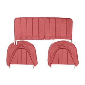 Buy Rear Seat & Backrest Cover - set - Red/Red Online