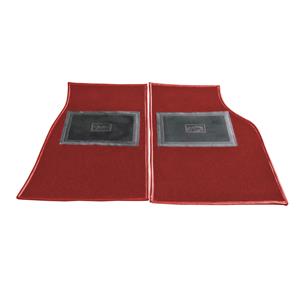 Buy Footwell Carpet Mats - Red Online