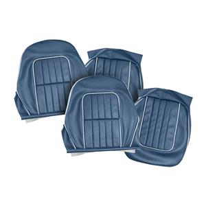 Buy Seat Covers - Blue/White - Pair Online