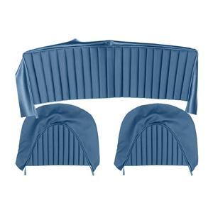 Buy Rear Seat & Backrest Cover - set - Blue/Blue Online