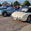 Conclave Day 1 - Two Big Healeys parked at the Blue Harbor conference center in 