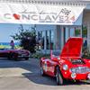 Conclave Day 2 - Concours Judging. Austin Healey 100-Six on display underneath C