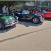 Conclave Day 4 - Line of Big Healey cars - Popular Car Show at Elkhart Lake.