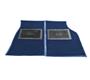 Footwell Carpet Mats - Blue