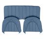 Rear Seat & Backrest Cover - set - Blue/Blue