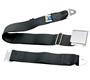 Rear Seat Belt - original type - Black