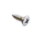 Raised Countersunk Pozi Screw No.10 x 5/8 - Chrome