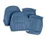 Seat Covers - Blue/Blue - Pair