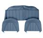 Rear Seat & Backrest Cover - set - Blue/Blue