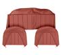 Rear Seat & Backrest Cover - set - Red/Red