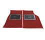 Footwell Carpet Mats - Red