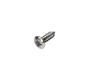 Raised Countersunk Pozi Screw No.6 x 1/2 - Chrome