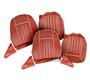 Seat Covers - red/white - Pair