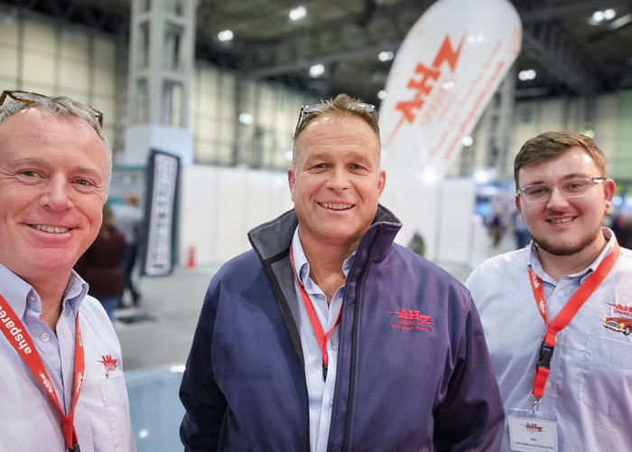 Brian, John and Jake at the Classic Motor Show