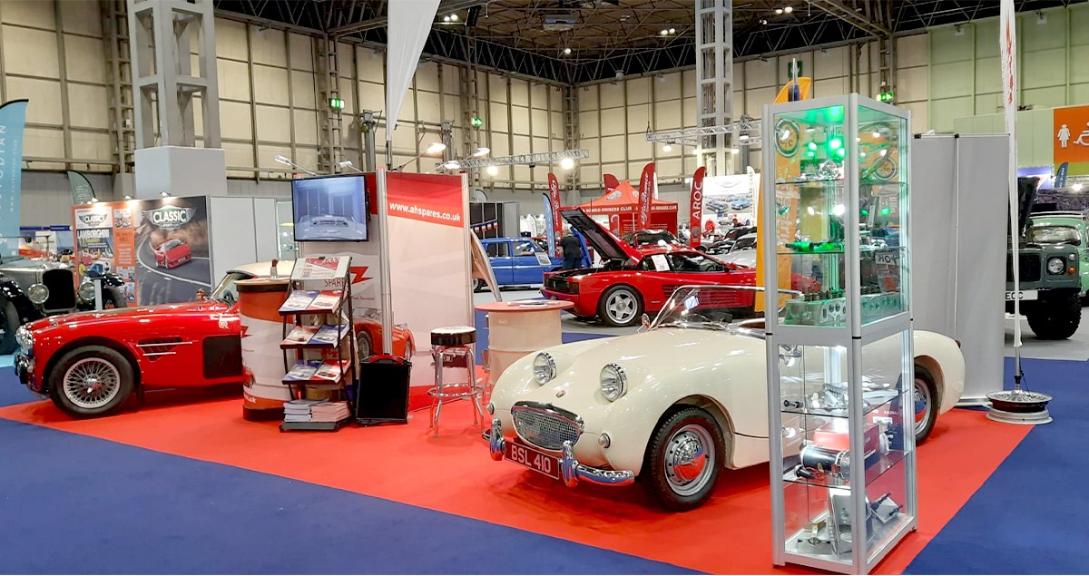 A H Spares stand at the Classic Motor Show