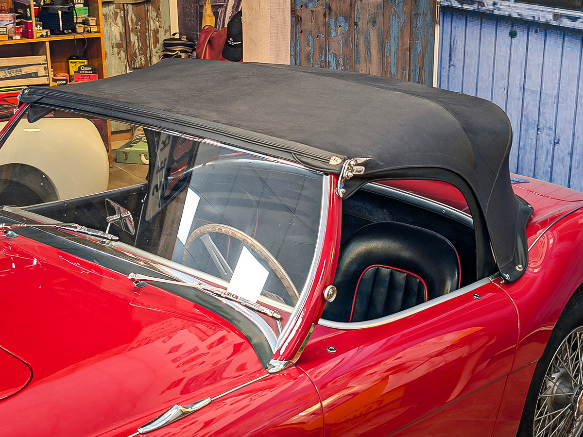 Close up of Austin Healey BN1