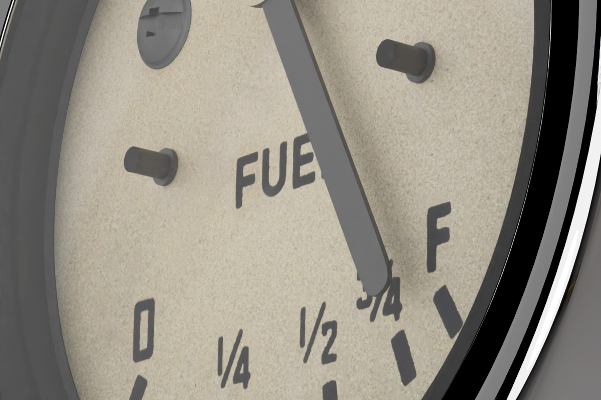 Austin Healey fuel gauge