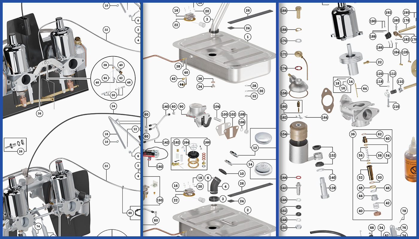 New Austin Healey Sprite fuel section