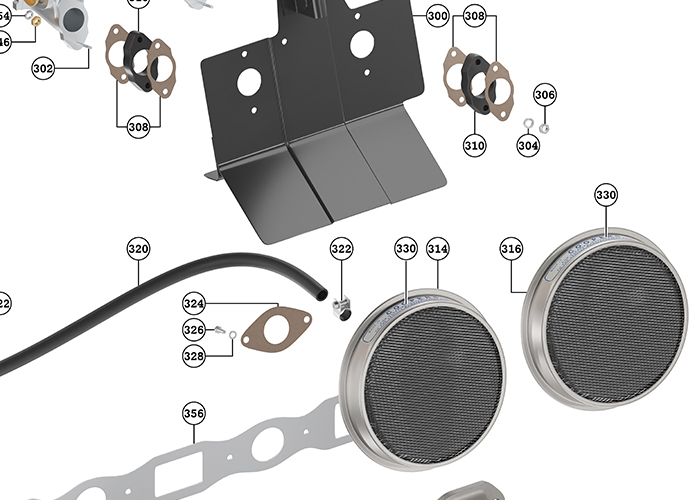 Sprite MK1 manifold section