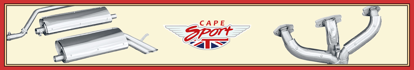 CapeSport premium Austin Healey exhaust kit