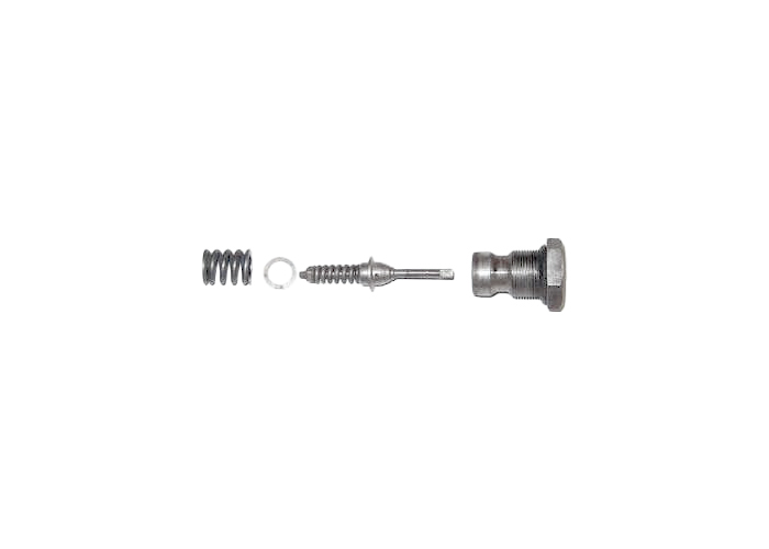 Adjustable shock absorber valvue pin