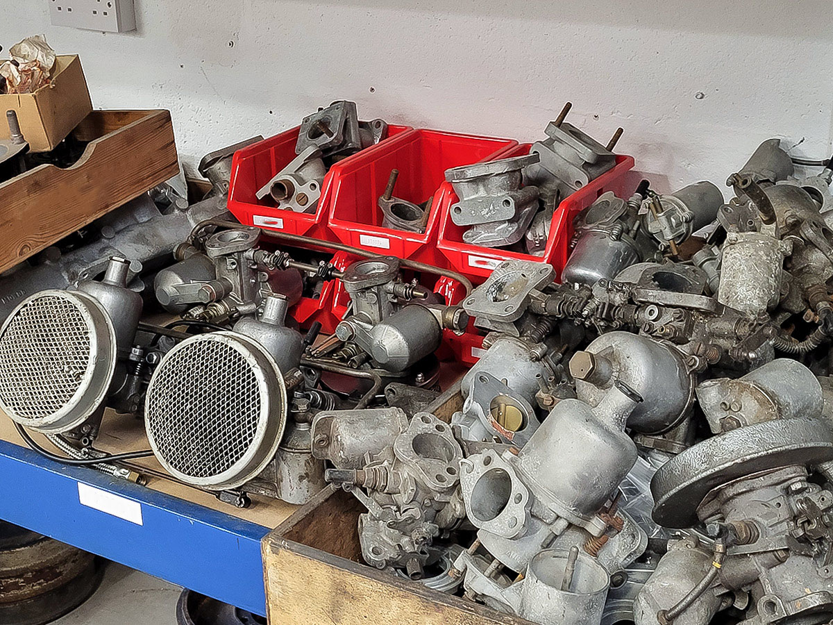 Second hand Austin Healey carbeurettor parts