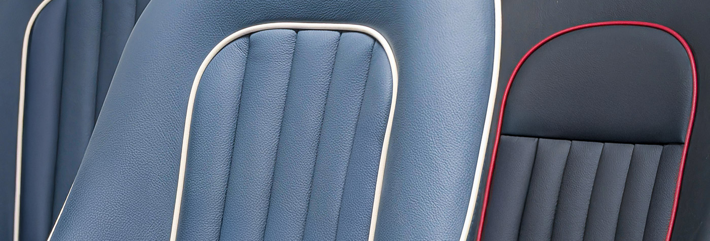 Austin Healey upholstered front seats